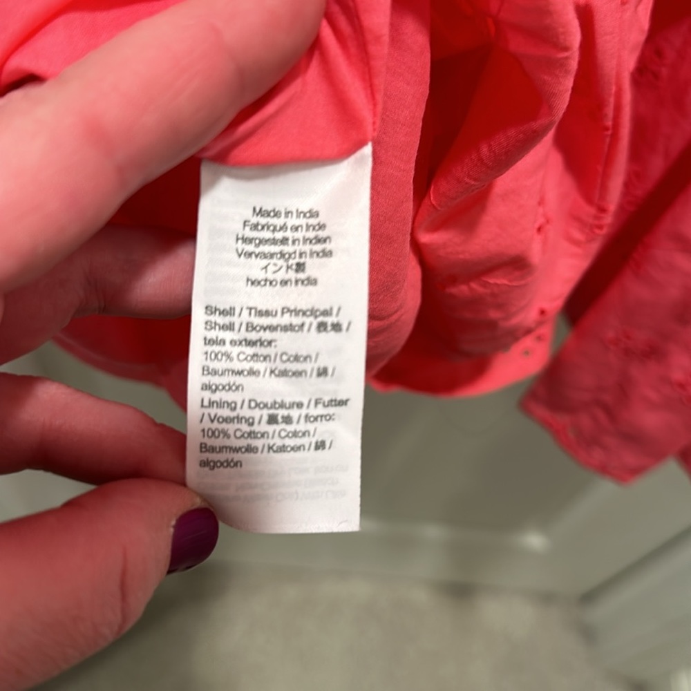 JCrew factory dress pink Size 12 - Picture 4 of 4